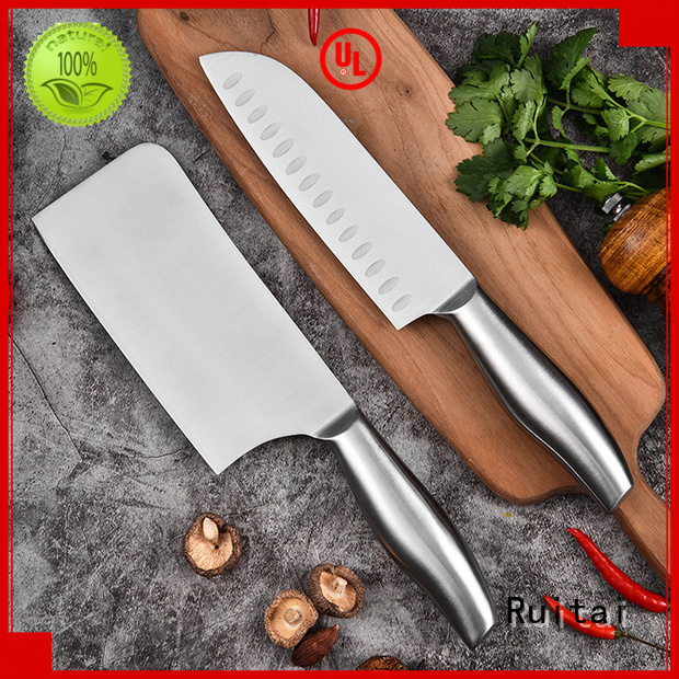Ruitai stainless kitchen knives and block factory for mincing
