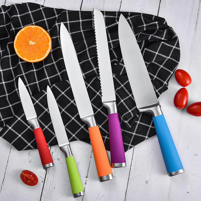RUITAI Cutlery Stainless Steel Knife Set Colorful Handle k613-05T