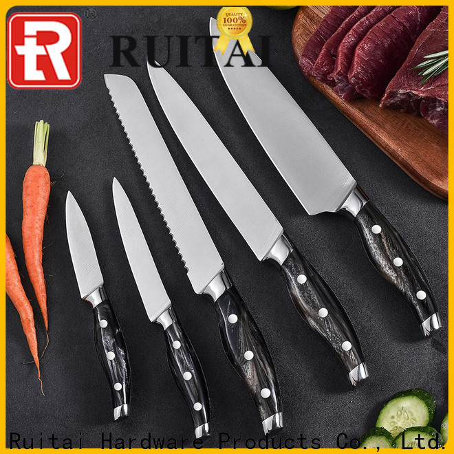 Top cool cutlery sets tpr factory for cook Ruitai