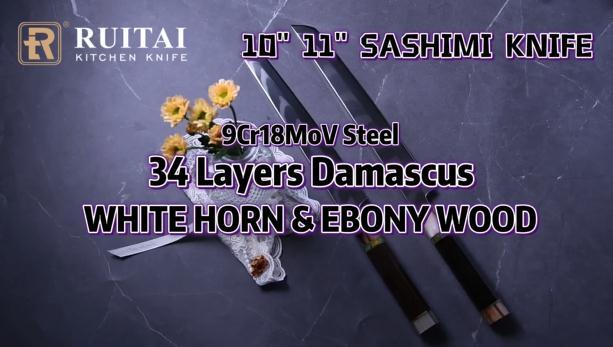 Ruitai High end professional steel sushi knife sashimi kitchen chef knife WN110