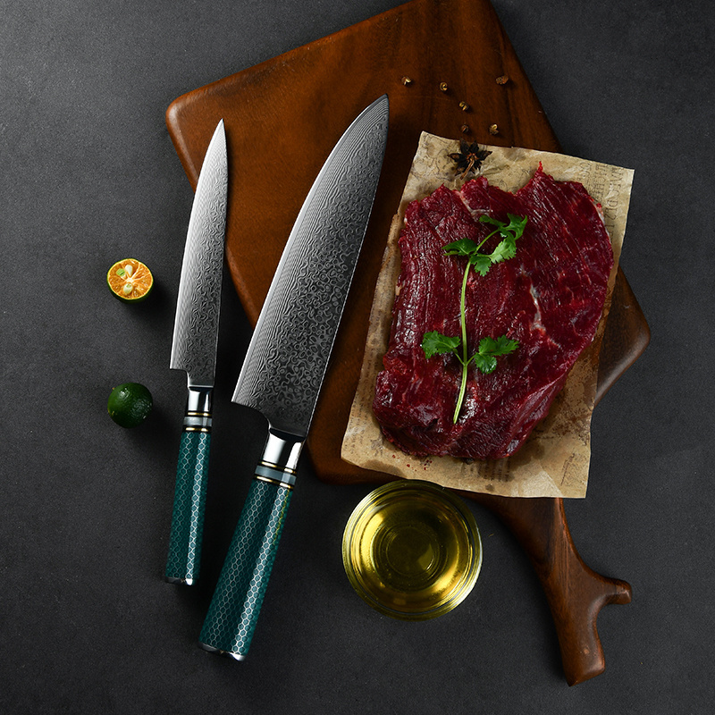 RUITAI 8''chef knives Professional Damascus for Kitchen WN159