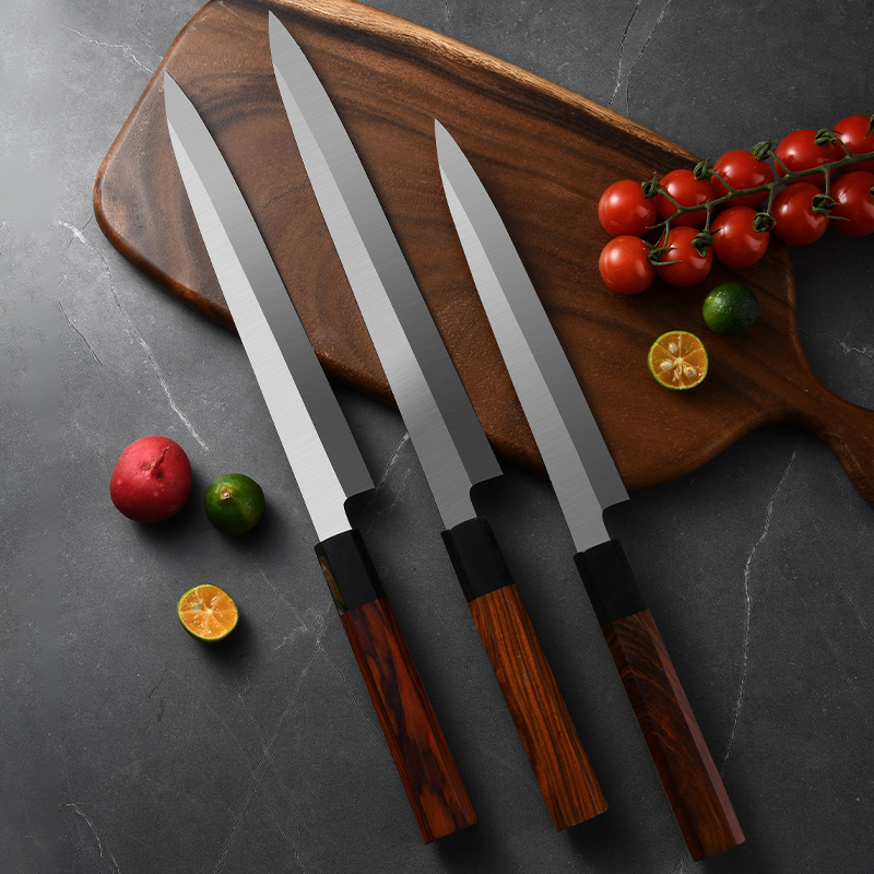 RUITAI Kitchen Sashimi Knife 9''/10''/11''/12'' with Ebony Wood WN153