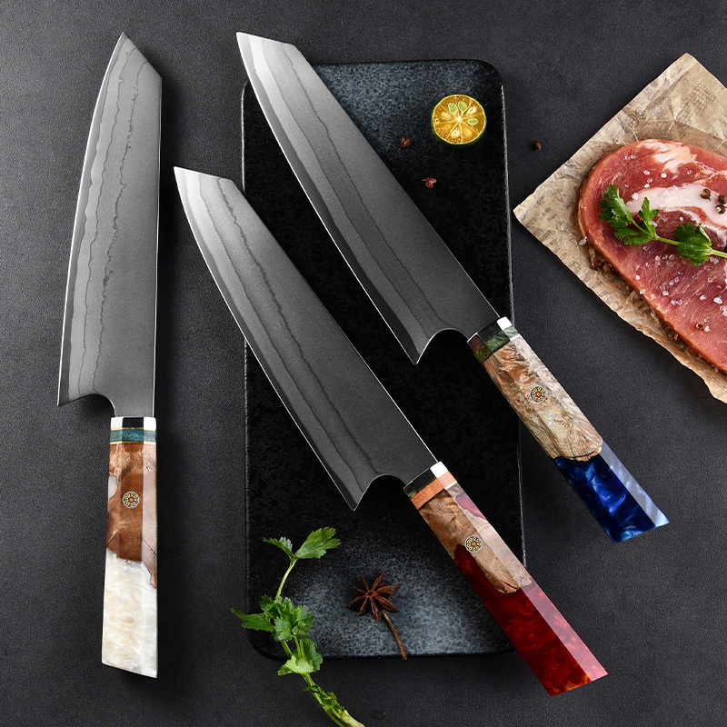 Chef Knife 440C Blade Sharp Kitchen kiritsuke Knife WN172-1-1