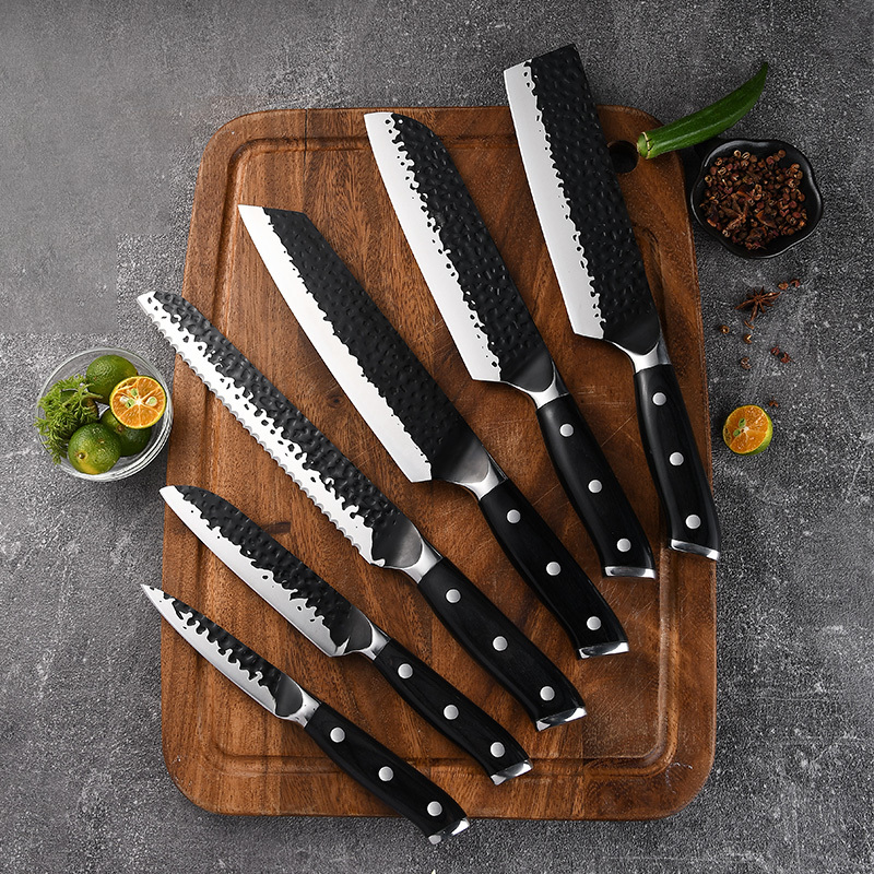 RUITAI Professional Chef Knife Set 5Cr15Mov For Kitchen WN165-10T-1