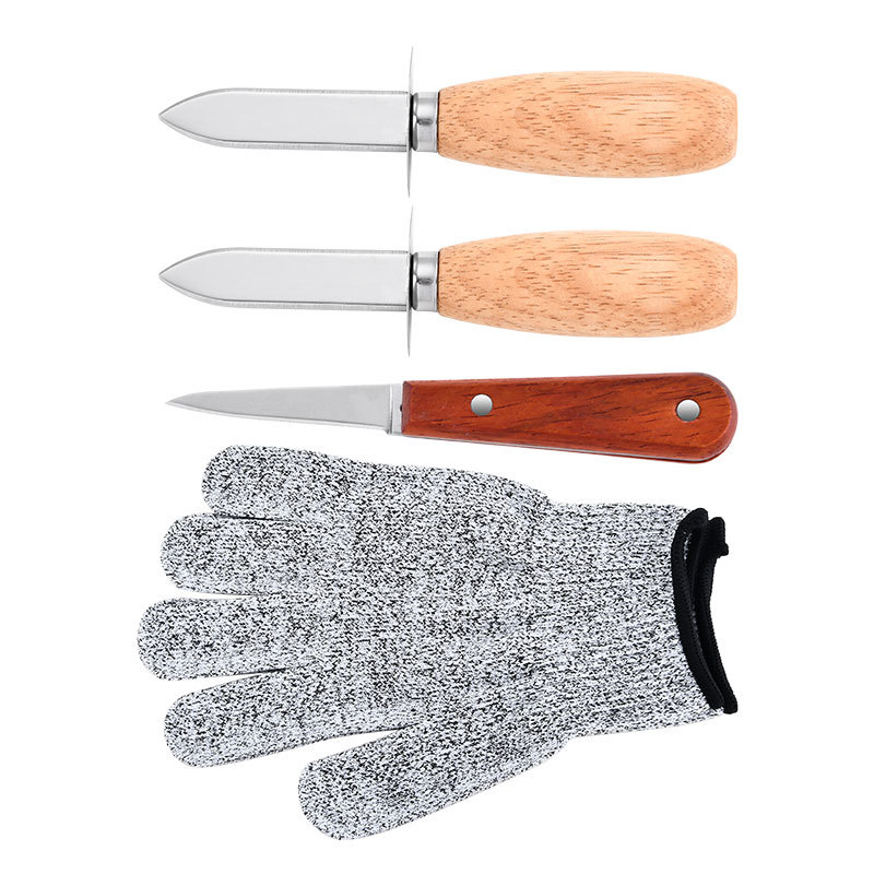 RUITAI Oyster Knife Set Seafood Tools WN154&WN141-04T-1