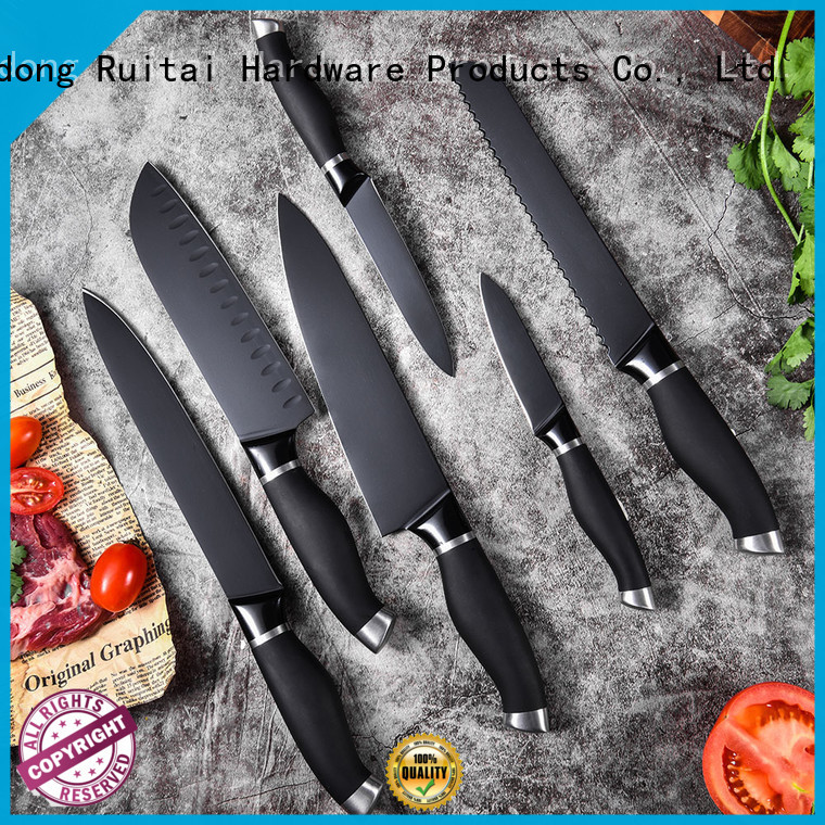 Custom japanese chef knife set pieces supply for mincing