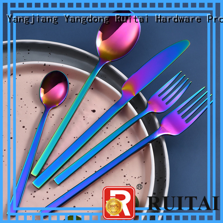 Custom heavy cutlery set for business Ruitai