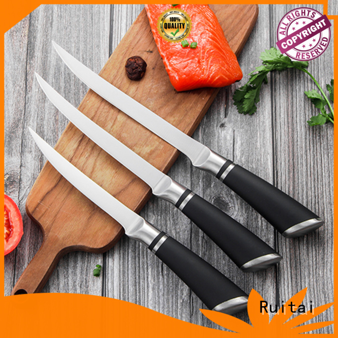 Highquality knife block set with steak knives chopper suppliers for