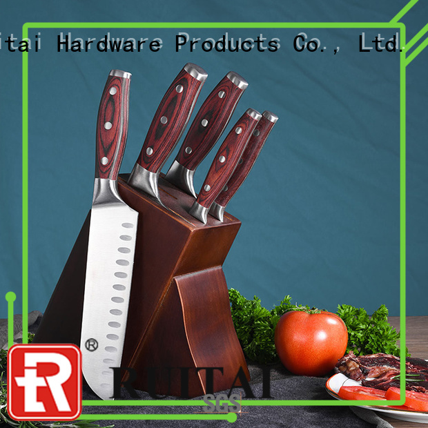 Wholesale good quality kitchen knife set color company for chef