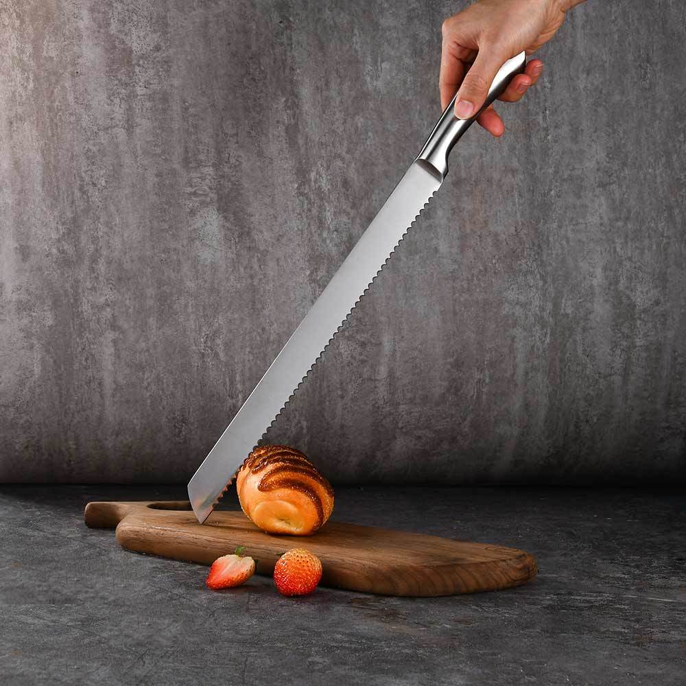 RUITAI 13Inch Serrated Bread Knife Toast Slicing Knives Cake Slicer Baking Pastry k1041+1678