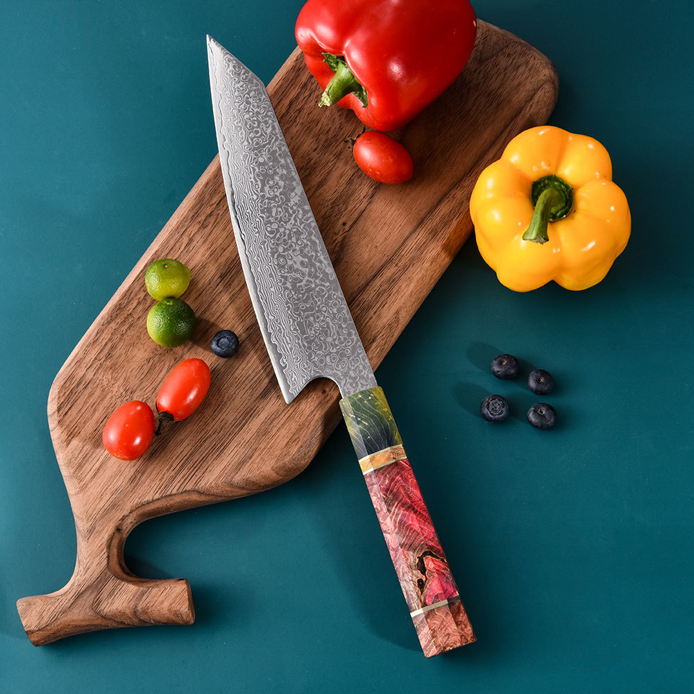 RUITAI wood japanese style chef knife 8 inch vg10 custom logo RUITAI WN53-1